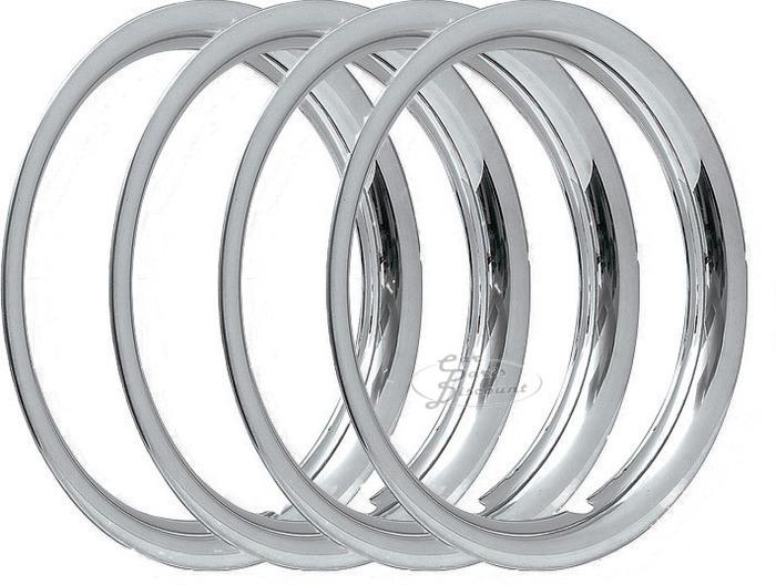 Oer wheel round lip trim rings - 4pc, 14" dia x 2