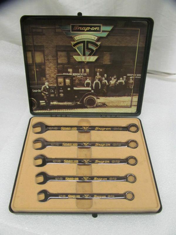 Rare snap on tools 75th anniversary wrench set rare discontinued set collector