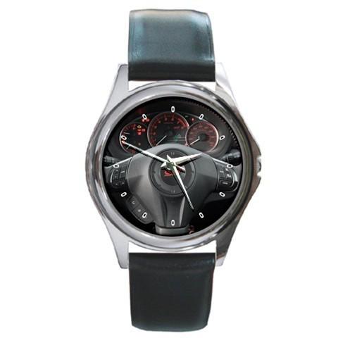 Hot customize 2011 subaru impreza wrx sti interior steering sport leather watch