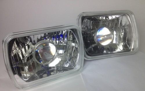 Gmc jimmy safari chevy s10 dodge crystal lens 7x6 projector conversion headlight