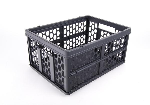 Mercedes benz collapsible shopping crate/storage bin - genuine factory oem item