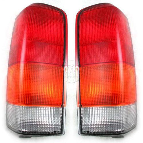 97-01 jeep cherokee taillamps taillights brake lights lamps pair set rear