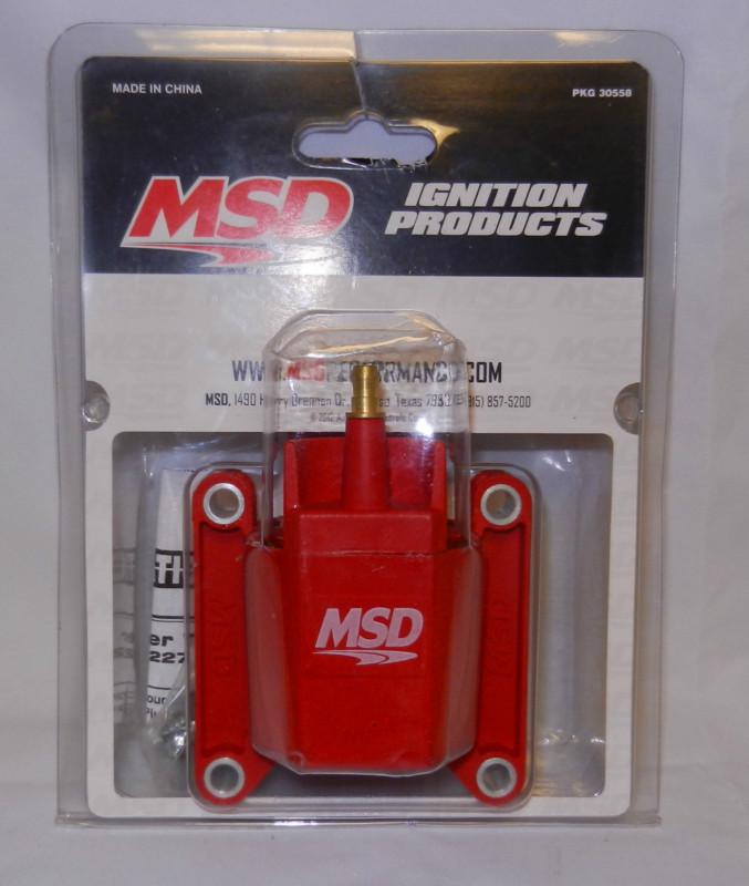 Msd coil blaster performance replacement e-core square epoxy red 44000v ford tfi