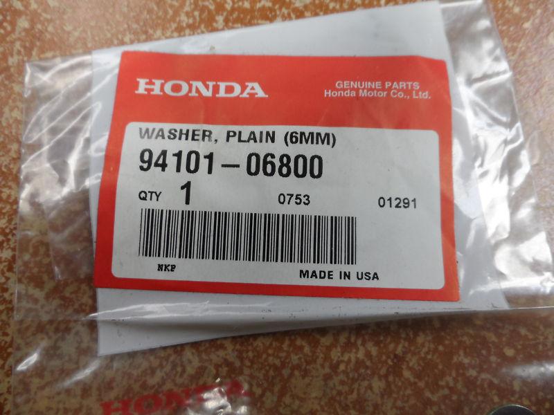 Honda washer plain 6mm #94101-06800 