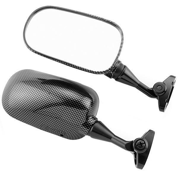 Bikemaster oem replacement mirror - right - carbon fiber  mh028rcbn