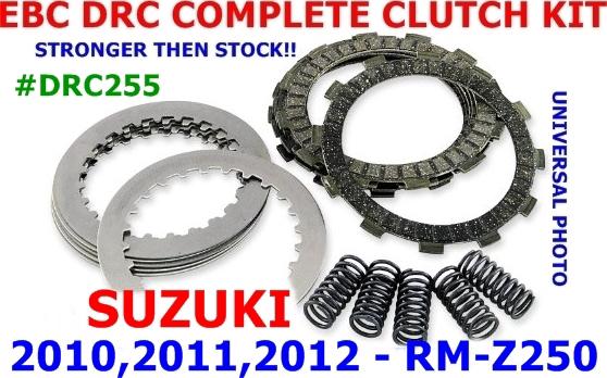 Ebc drc series clutch kit suzuki 2010,2011,2012 rm-z250  #drc255