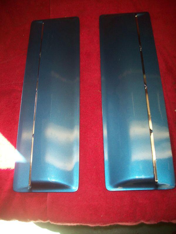1966 chevelle super sport 396 oem hood louver inserts complete pair