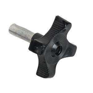 Ventline plastic knob handle black bvd0421-00