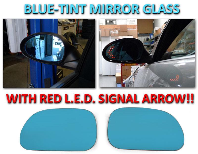 Usa 98-01 mercedes benz w163 m/ml class red arrow led turn signal mirror glass