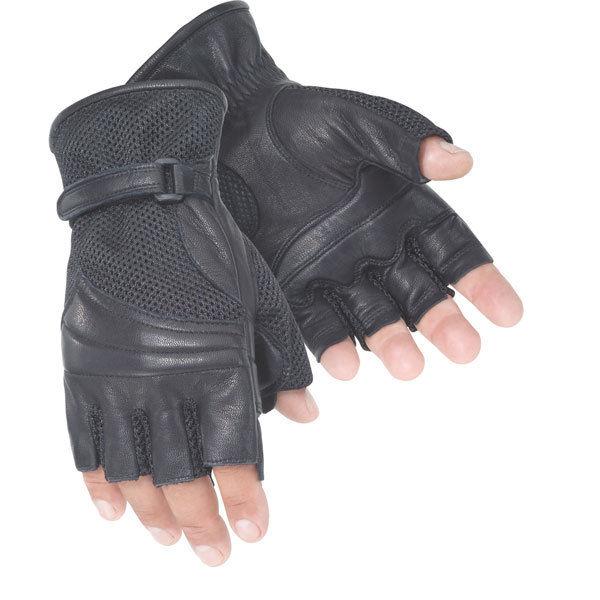 Black m(9) tour master gel cruiser 2 fingerless glove
