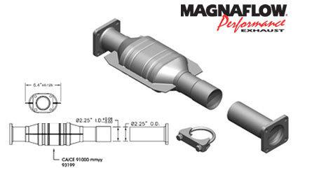 Magnaflow catalytic converter 93199 honda,isuzu passport,rodeo