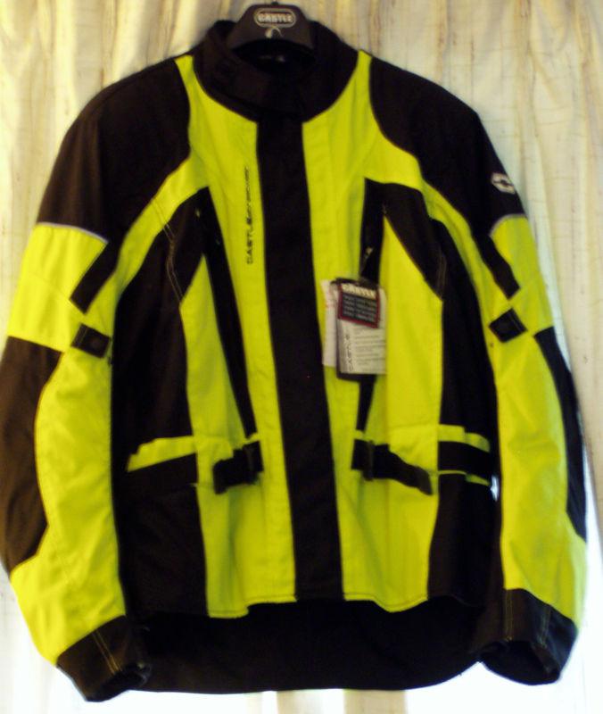 Castle streetwear quest jacket hi-vis yellow xl price reduced! free shipping!