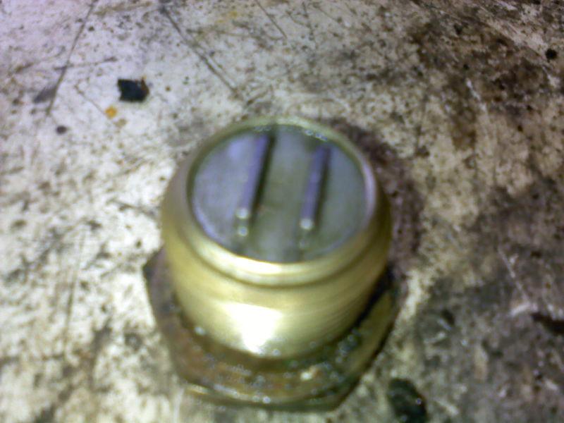 Alfa romeo gtv and alfetta 2.0 oem magnetic oil pan drain plug '76
