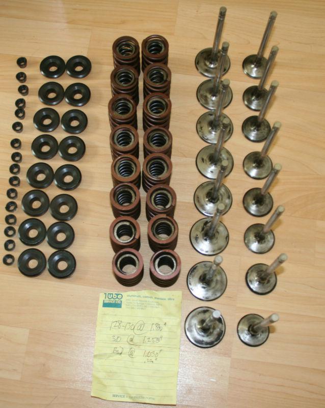 Afr 185 cylinder head valve springs 2.02 1.60 valves retainers locks sbf ford