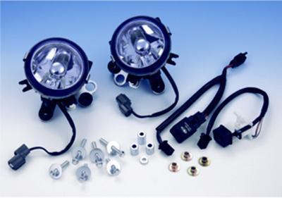 Lower fog light kit - blue lenses - for goldwing gl1800 1800