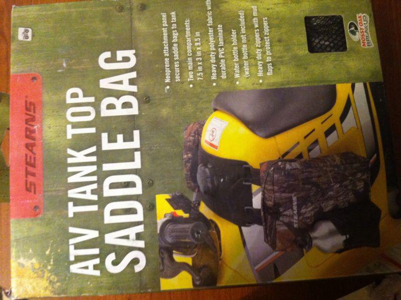 Stearns atv tank top saddle bag - camo