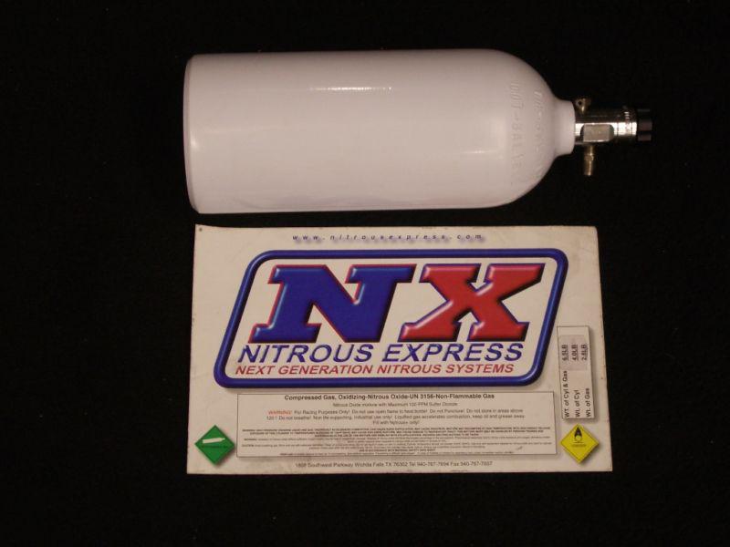 Nitrous express 2 1/2 lb nitrous bottle