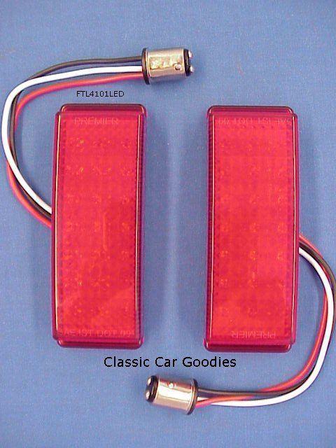 1951 ford panel truck led tail light inserts (2) 1952 1953