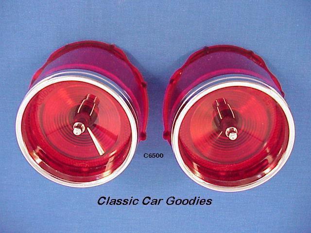 1965 chevy tail light lenses. brand new pair!