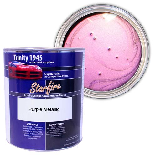 1 gallon purple metallic acrylic lacquer auto paint