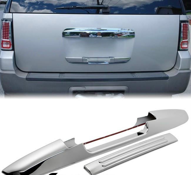  ford expedition 2004-2012 lower mirror chrome rear trunk hatch cover trim suv