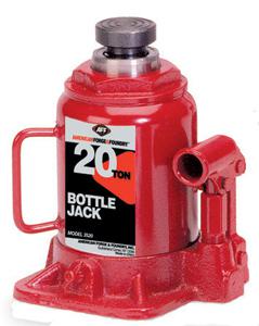 American forge & foundry 3520 20 ton bottle jack l 9-5/8 h 18-1/4