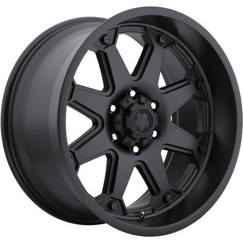 20x10 black ultra bolt (198) wheels 8x180 +0 lifted gmc yukon 2500 sierra 3500