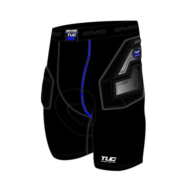 Evs sports tug 05 impact motorcycle compression shorts black md/medium