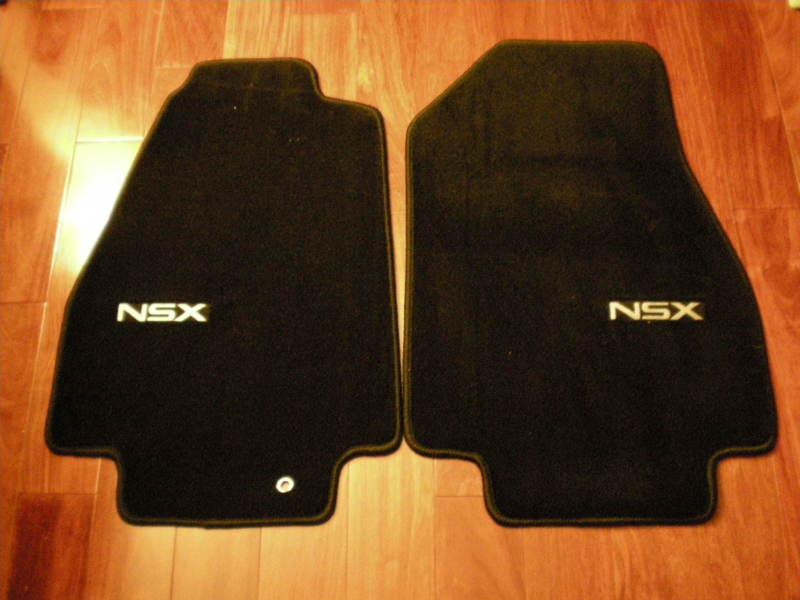 Honda acura nsx black floor mats new 1991-2005 lhd only type-s type-r nsx-r