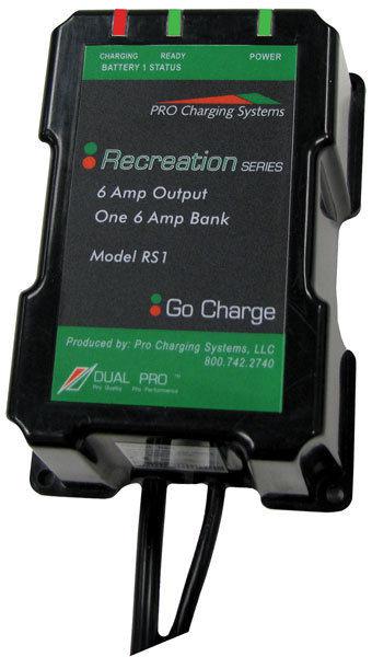 Charging systems recreation series 6 ampsx1 charger rs1