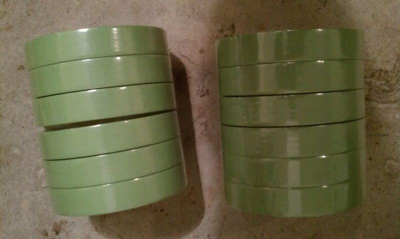 3m scotch green 233+ auto paint masking tape 1" - 12 rolls