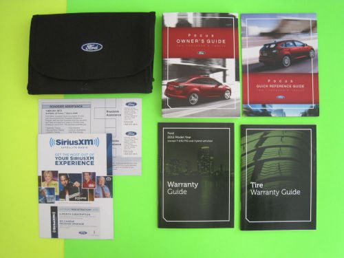 2012 ford focus factory owner&#039;s manual guide set  &amp; case