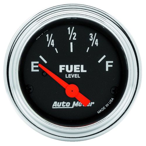 Auto meter 2516 traditional chrome electric fuel level gauge