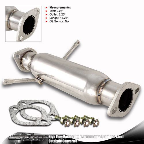 Stainless racing cat catalytic converter pipe for 90-94 mitsubishi eclipse turbo