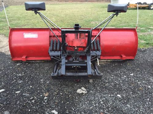 Western 10 foot unimount plow big truck snowplow with mount wiring and control