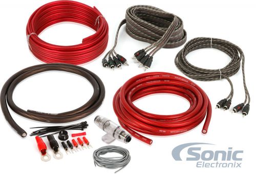 New! belva bak46 5/6-channel 4 gauge amplifier wiring kit w/4 &amp; 2-ch rca cable