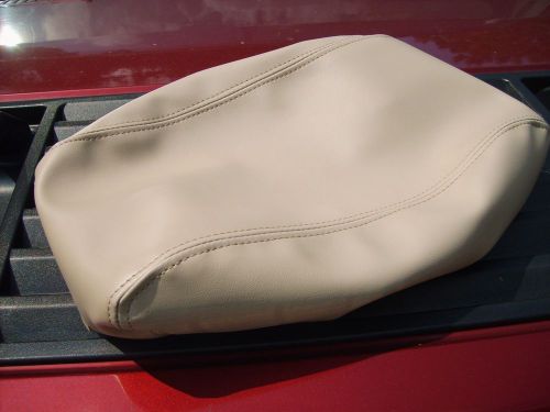 New 98 to 04 lexus gs 300 400 tan center armrest re- cover material only