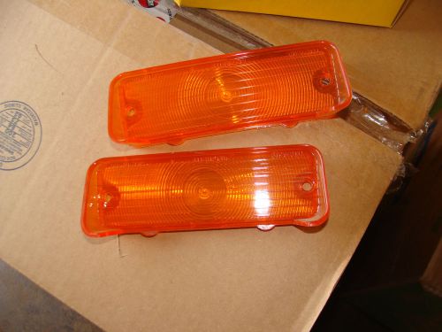 1966 chevy front turn signal lenses c 11