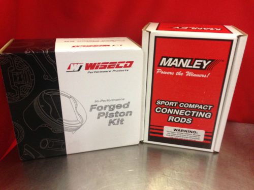 Manley h-beam rods 14011-4 wiseco pistons k554m795 1.6l mazda miata 79.5mm