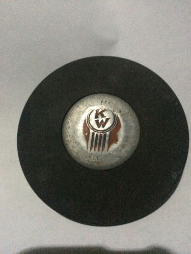Vintage old kenworth k100c w900a crooked kw emblem horn button