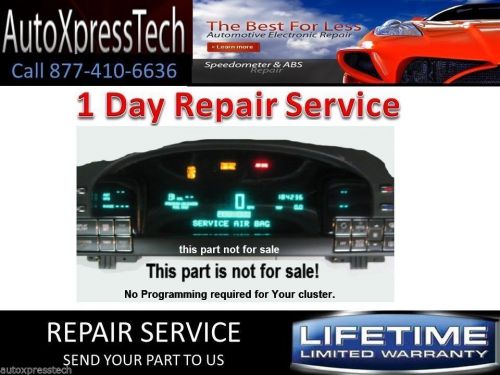 1995 cadillac deville digital cluster speedo repair service digital repair fast!