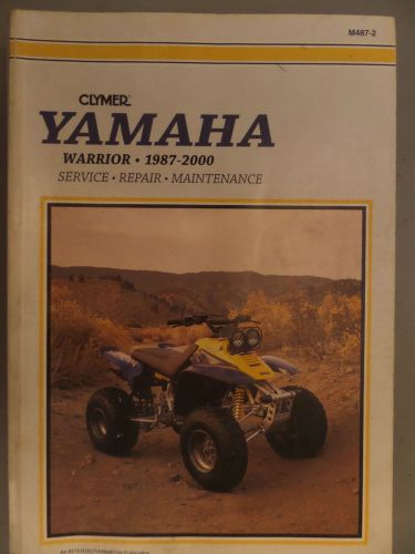 1987-2000 clymer yamaha warrior manual
