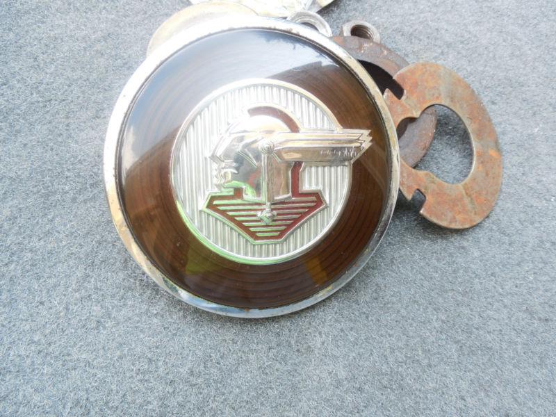 1948 pontiac steering wheel horn button with parts