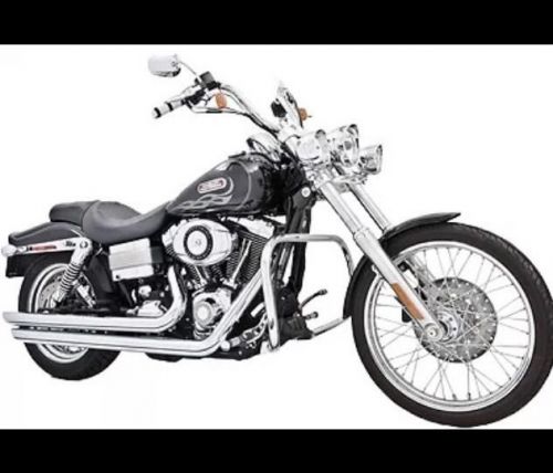Freedom patriot exhaust lg chrome harley dyna 2006-up hd00058 last one