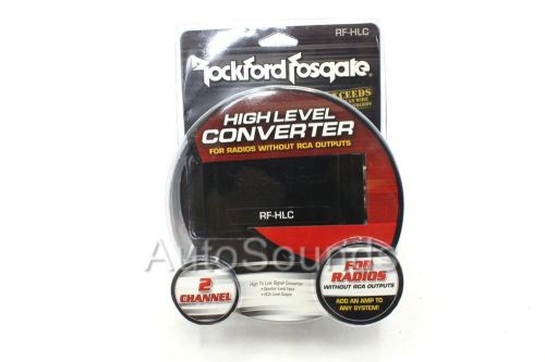 New rockford fosgate rf-hlc compact high to low level hi lo signal converter