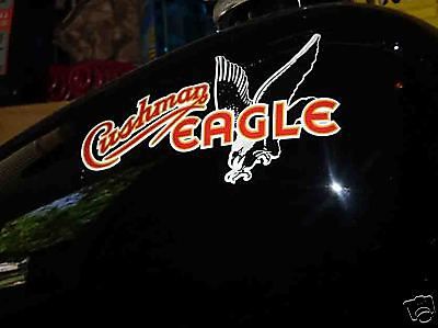 Cushman eagle tank decals / vinyl / one pair