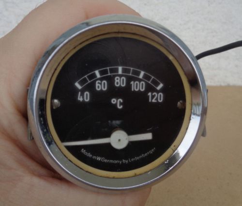 Vintage car temperature gauge used