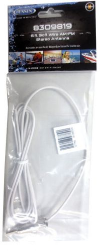 New jensen marine 6 ft soft dipole wire antenna for am/fm stereo 8309819
