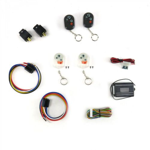 8 function 40 amp remote relay kit w/ clear remote coversshaved door handle