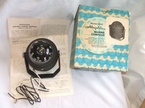 Vintage mib airguide marine car truck boat compass, jeweled movement